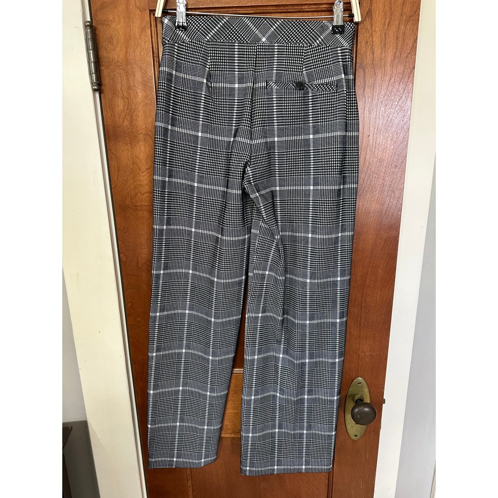 SPANX Gray Plaid Wide Leg Pants - Picture 2 of 6